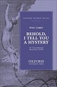 Behold I Tell You a Mystery SATB choral sheet music cover